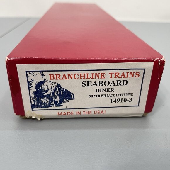 Vintage Branchline Ho Seaboard Diner Train Passenger Car Kit Silver 14910-3 USA - Picture 1 of 7